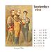 Kalenderblatt September 2021: Mensurpause - G. Mhlberg